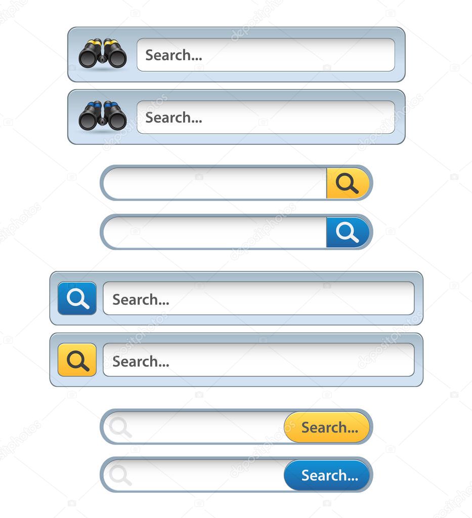 Search Bar for ui - ux design and web site.