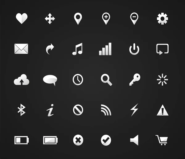 Universele overzicht pictogrammen voor web en mobiel — Stockvector