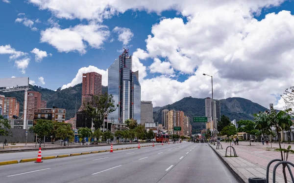 Avenue Dorado Dans Zone Centrale Ville Bogota Vue Colombie Est — Photo