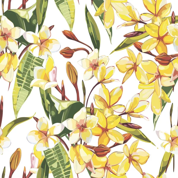 Eleganz nahtloses Muster im Vintage-Stil mit Blüten in Plusgrau. Folge 10 — Stockvektor
