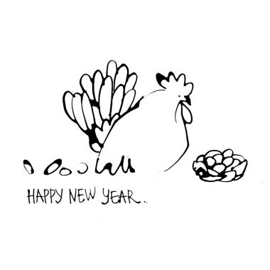 Mutlu yeni yıl - yazı el