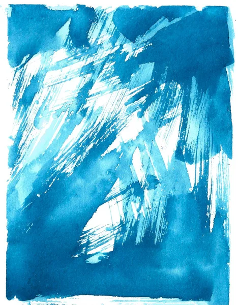 クリスマス背景水彩テクスチャ上にスプレー。抽象的な青いグランジ背景。郵便はがきのためのテクスチャ. — ストック写真