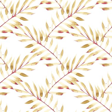 El yapımı suluboya çiçeklerle kusursuz bir yaz deseni..