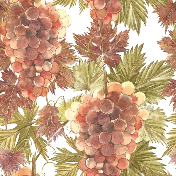 Hojas de fresa con flores y bayas maduras. La composición brillante del arbusto de fresa. Acuarela dibujada a mano pintura ilustración . — Foto de Stock