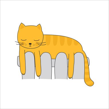 Kedi Isıtma radyatör üzerinde