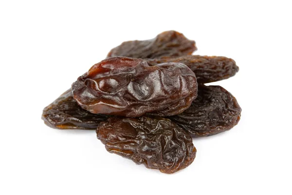 Raisins isolated on white background with clipping path — 스톡 사진