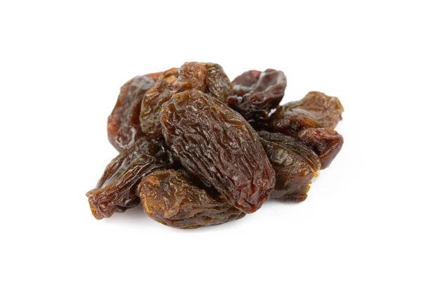 Raisins isolated on white background with clipping path — 스톡 사진