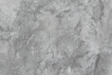 Kirli arka planda gri beton duvar. Eski kirli çimento döşemesi