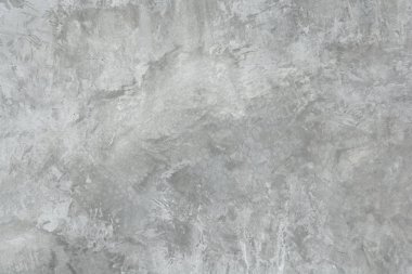 Kirli arka planda gri beton duvar. Eski kirli çimento döşemesi