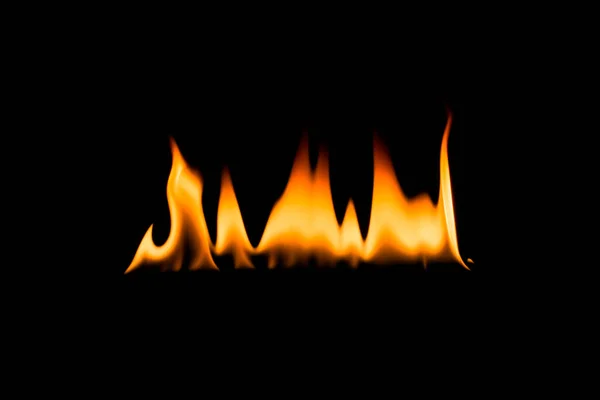 Fire Flames Black Background — Stok fotoğraf