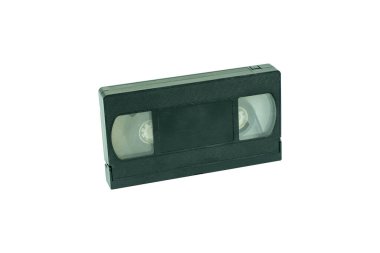 Beyaz arka plan üzerinde izole video kaset.
