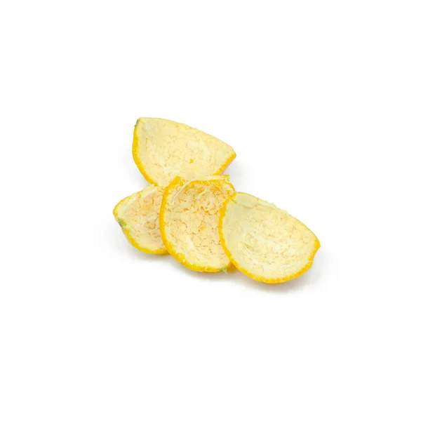 Kagyló Mandarin Citrus Izolált Mandarin Narancs Fehér Alapon — Stock Fotó