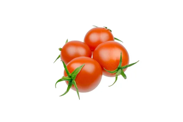 Fresh Cherry Tomato Isolated White Background — Stock Photo, Image