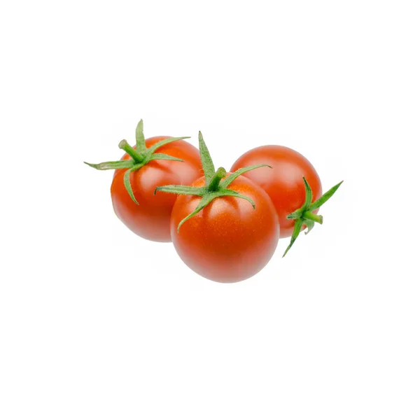 Fresh Cherry Tomato Isolated White Background — Stock Photo, Image