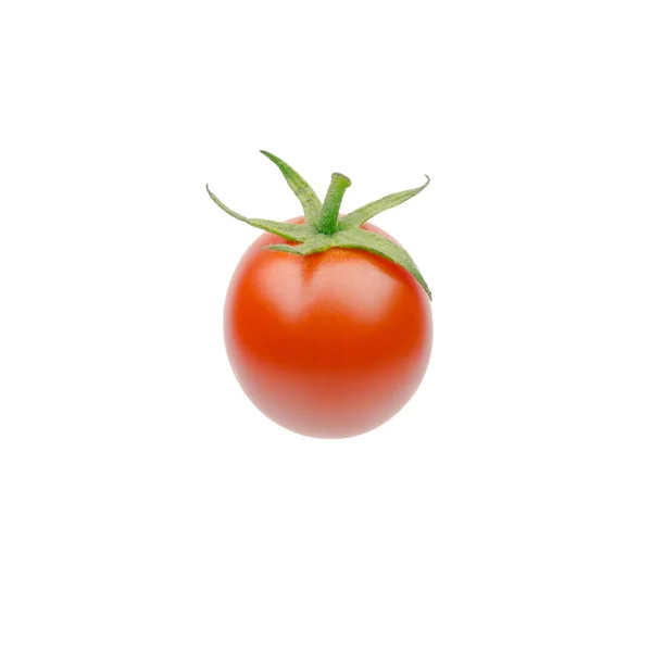 新鲜樱桃番茄 白色背景分离 — 图库照片