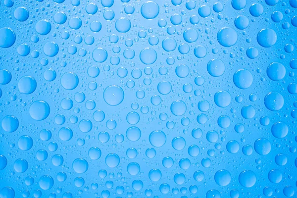 Water Drops Blue Background — Stock Photo, Image