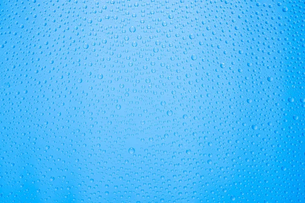 Water Drops Blue Background — Stock Photo, Image