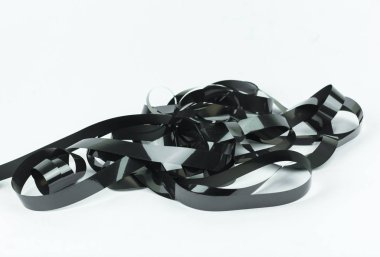 Beyaz arka plan üzerinde izole video kaset