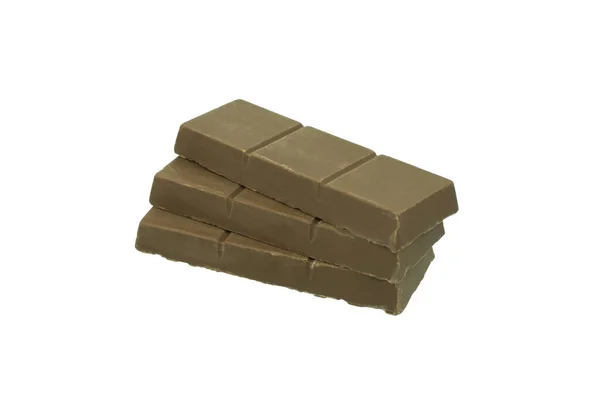 Chokladkaka Isolerad Vitt — Stockfoto