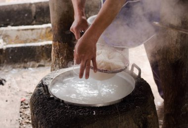 Tayland pirinç şehriye haşlanmış