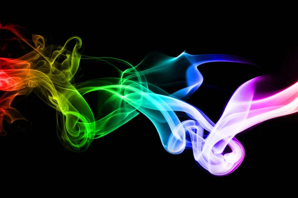 Абстрактный Радужный Дым — стоковое фото