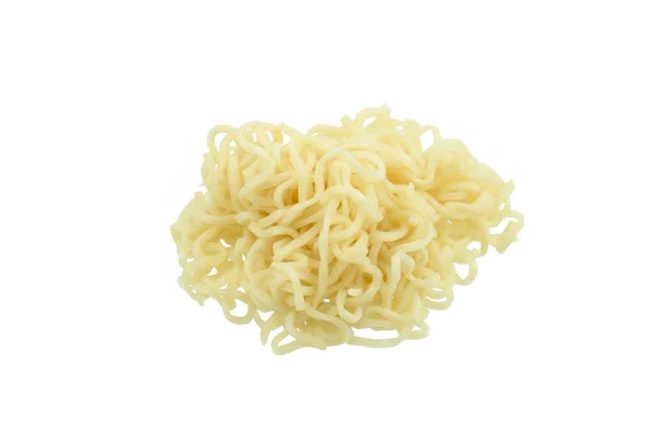 Piece Instant Noodles Paper Isolated White Background — Stock fotografie