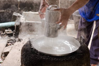 Tayland pirinç şehriye haşlanmış