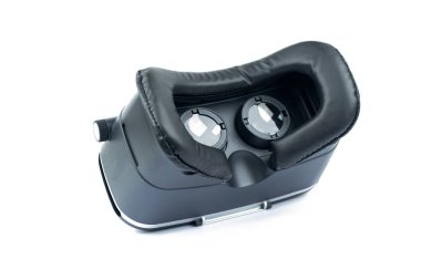 Beyaz arka plan üzerinde izole Vr sanal gerçeklik gözlük.