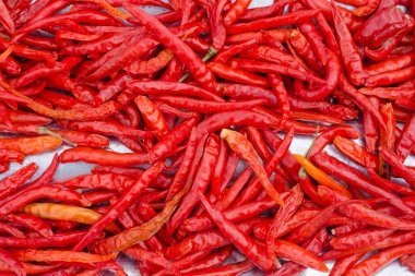 Kırmızı biber arka kapatmak.