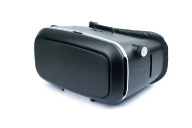 Beyaz arka plan üzerinde izole Vr sanal gerçeklik gözlük.