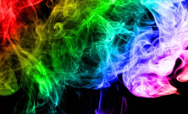 soyut gökkuşağı duman arka plan