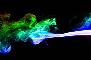 soyut gökkuşağı duman arka plan