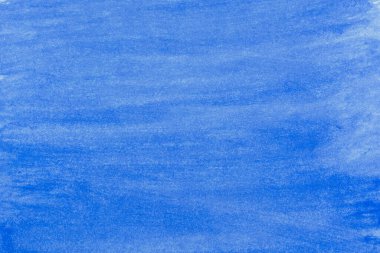 Kağıt zemin üzerine boyanmış soyut mavinin ayrıntıları