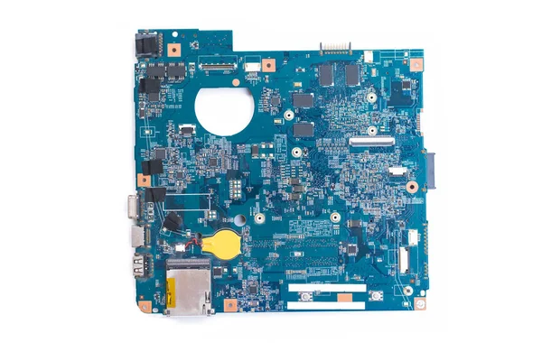 motherboard computer isolated on a white background