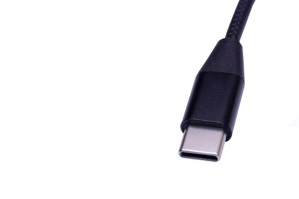 Usb Type Usb Απομονωμένο Λευκό Φόντο Διαδρομή Αποκοπής — Φωτογραφία Αρχείου