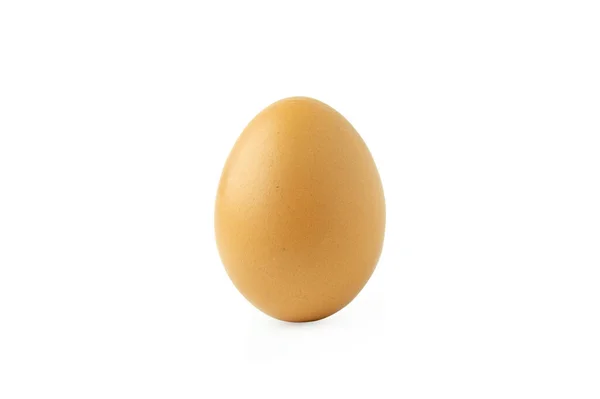 Uovo Pollo Isolato Sfondo Bianco Con Clipping Pat — Foto Stock