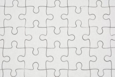 Beyaz yapboz desen arka planı.