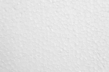 Plastik beyaz köpük yüzey dokusunu kapat