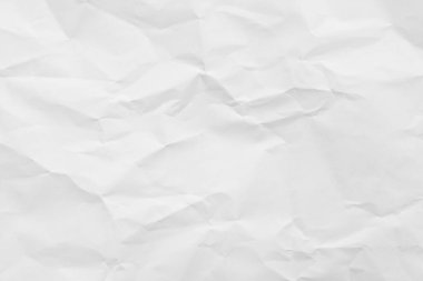 beyaz buruşmuş kağıt doku arkaplanı