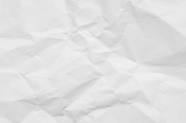 beyaz buruşmuş kağıt doku arkaplanı