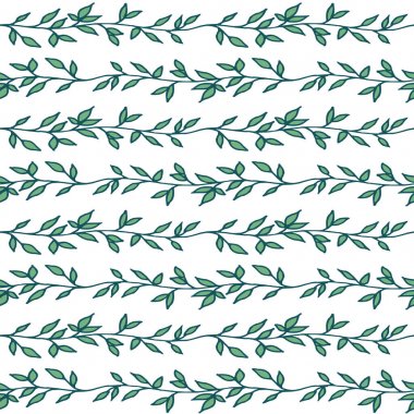 Dekoratif el çekilmiş çiçek seamless modeli