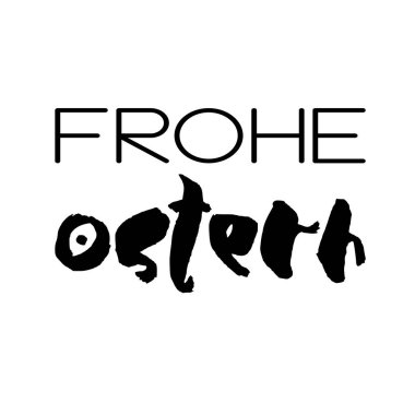 Dekoratif handdrawn yazı.