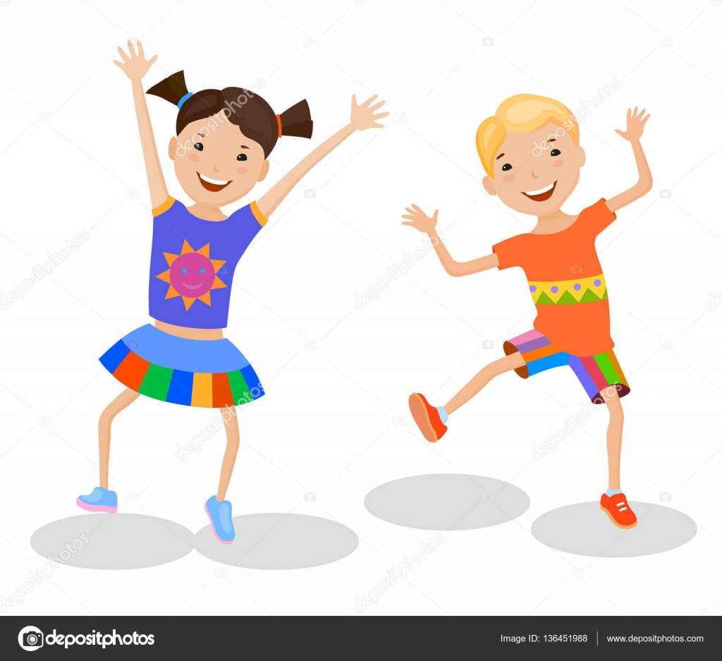 Dibujos De Niños Bailando