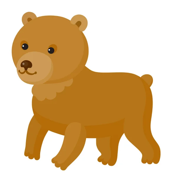 Dibujos animados bebé oso — Vector de stock