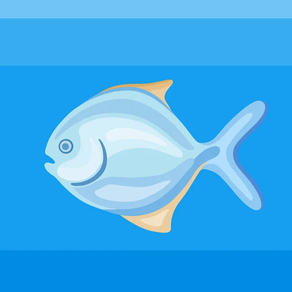 Deniz balık palamut — Stok Vektör