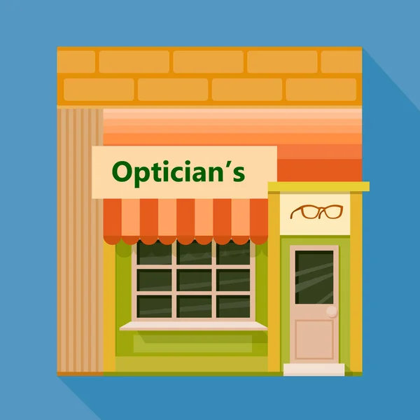 Colorful optics shop — Stock Vector