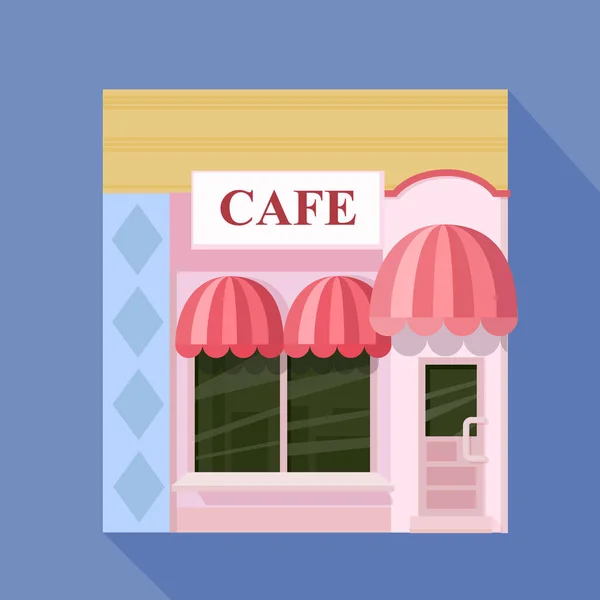 Café icono de vista frontal — Vector de stock