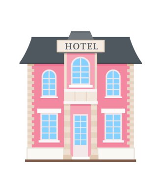 Cartoon hotel Icon