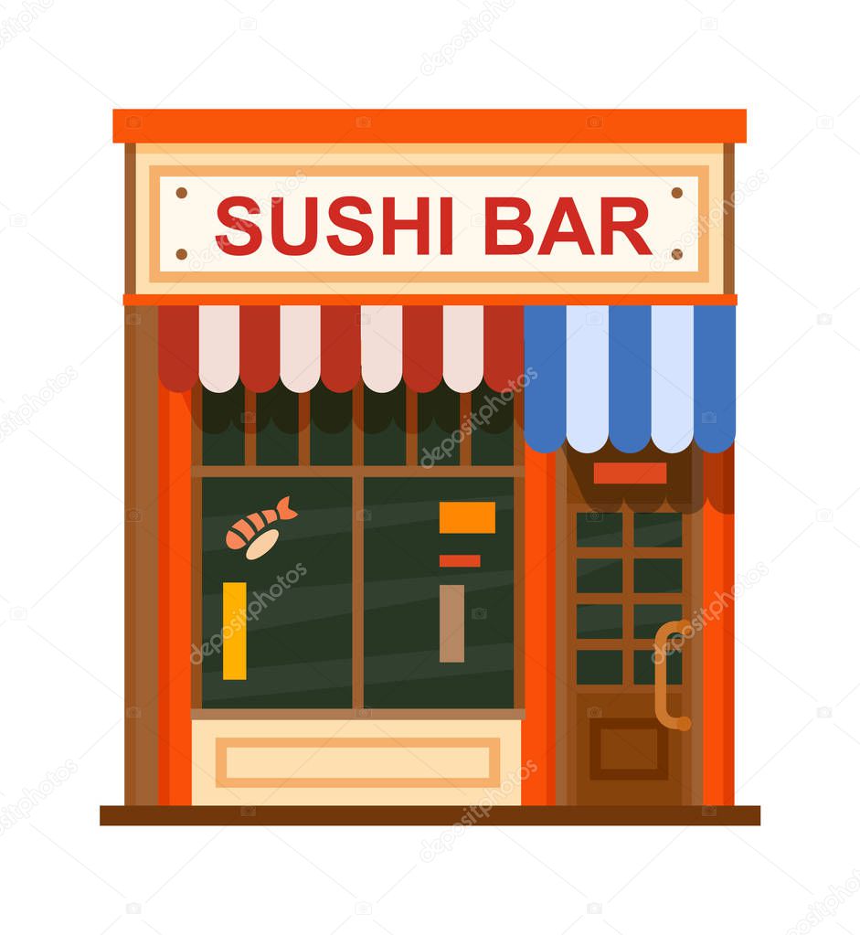 Sushi bar flat icon