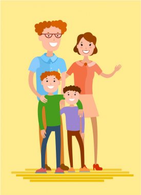 düz stil aile 
